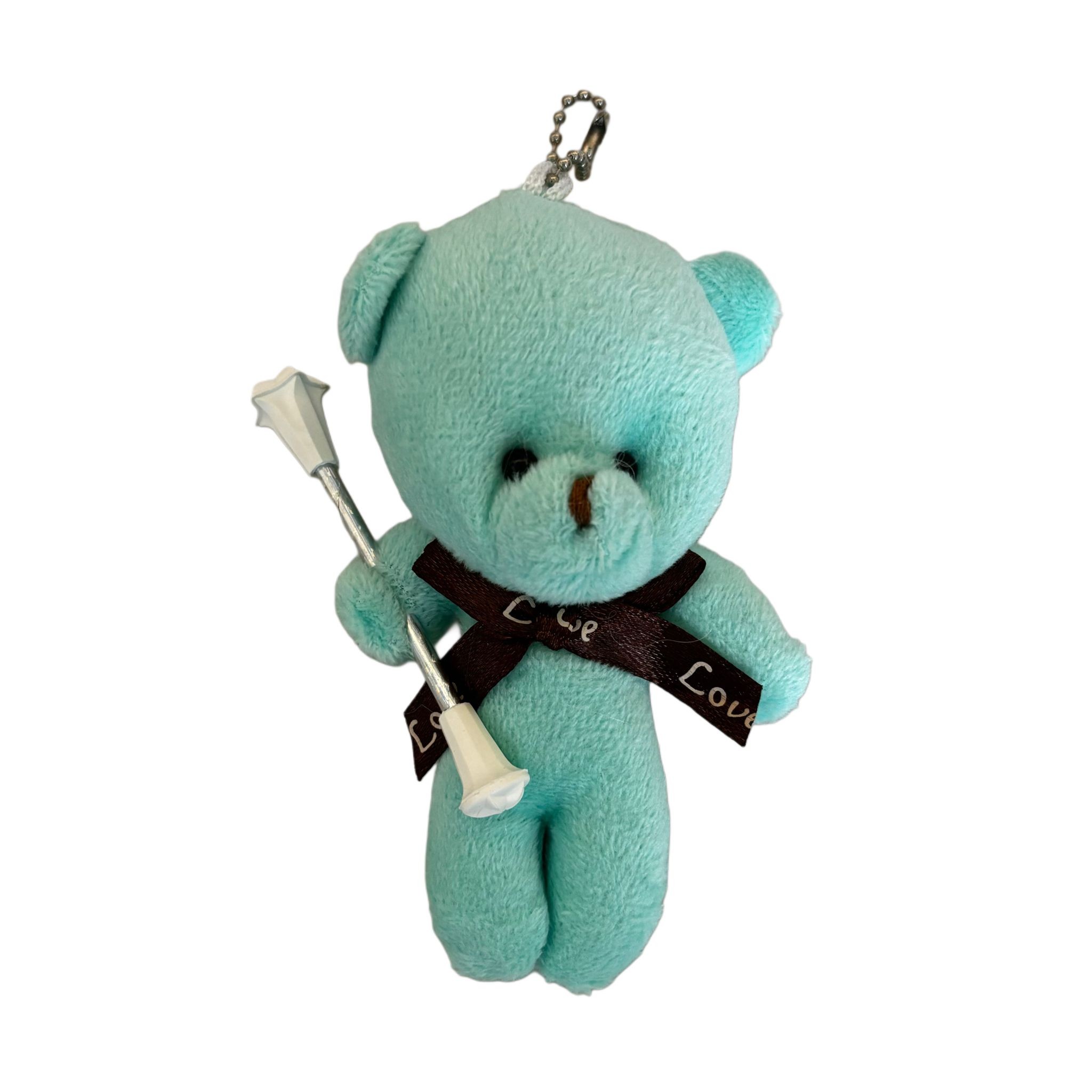 Peluche Baton Twirling Ours Vert d'eau